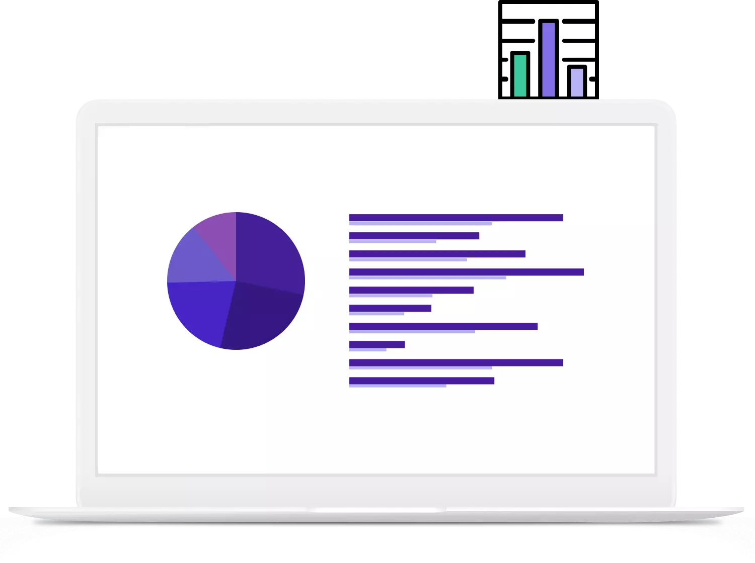 Coputer Report Graphic