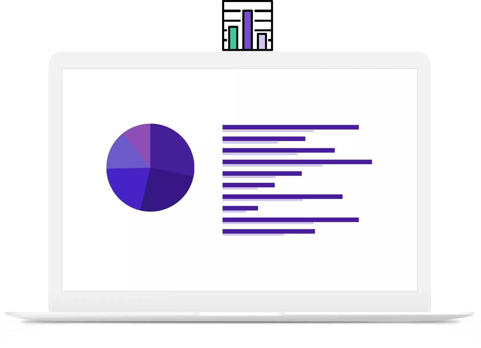 Coputer Report Graphic